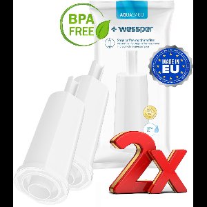 2 Stuks waterfilterpatroon Sage Claro BES008 - SES008 - SES920 - SES980 - SES990 waterfilter en Solis Type 1011, 115, 117 and 118