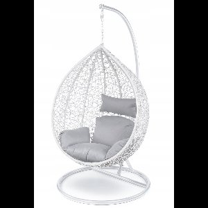 FEROCITY - Schommelkussen - Polyrotan schommelhoes - Voor een hangende tuincocon - Standaardmaat - Polyester - Braun