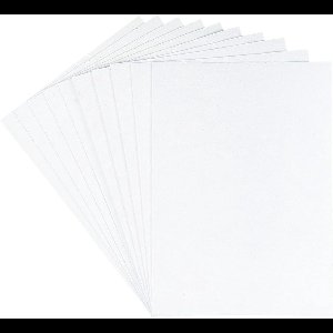 Schuimrubber 10 vellen dubbelzijdig zelfklevend DIN A4 2 mm wit