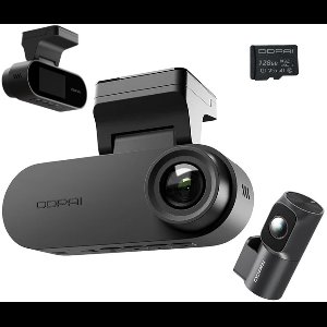 DDPAI N2 Dual - Dashcam voor Auto - 2K + 1080P Camera met Display - 128GB SD - Night Vision - Parkeerstand