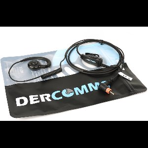 DerComms® Headset voor Motorola portofoon | SL1600 SL2600 SL4000 SL4010 TLK100 TLK110 Evolve