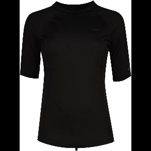 O´neill Wetsuits Thermo X Crew S/s Rashguard Met Korte Mouwen Voor Dames Zwart XL Vrouw