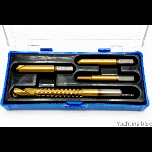 Schroefuitdraaiset - Handgereedschap - Dol gedraaide schroeven uitdraaien -  4 delig - Beschadigde schroef verwijderaar - Kado man -