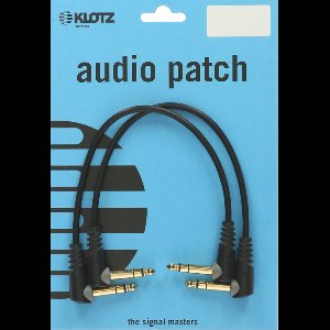 KLOTZ AIS GmbH AB-JJA0060 audio kabel 0,6 m 6.35mm Zwart