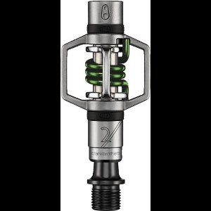 Crankbrothers Eggbeater 2 Pedalen, zilver/groen