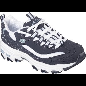 Skechers D'Lites-Biggest Fan Sneakers Vrouwen - Navy White- 36