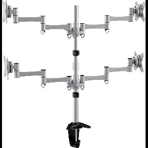 EPZI ARM-DD105 Universele TV/Monitor Bureausteun, Geschikt voor 4x LCD/LED Monitors van 13 t/m 23 inch