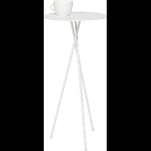 Mork bijzettafel wit