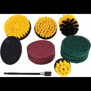 Borstel set voor de boormachine - 12 delig - Schoonmaak borstels - SATRA