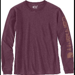 Carhartt Damen Longsleeve Workwear Logo L/S T-Shirt Blackberry Heather-M