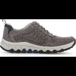 Pius Gabor rollingsoft sensitive 8005.11.02 - heren rollende wandelsneaker - grijs - maat 41 (EU) 7.5 (UK)