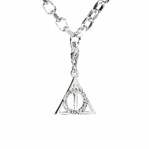 The Carat Shop - Harry Potter Deathly Hallows Clip on Bedel met Kristallen Elementen