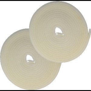 AMIG Tochtstrip - 2x - tochtwering - wit - zelfklevend - universeel - 10 m x 12 mm x 6 mm