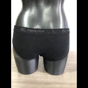 HL Tricot - Mini slip basic zwart - Maat S - Vrouwen - ZWART -