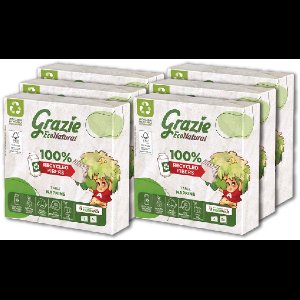 Grazie Natural - Servetten 2-laags - Voordeelverpakking - Zachte servetten - Eco friendly - Ecolabel