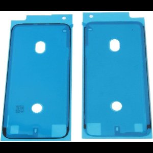 2 x Voor Iphone X - 3M frame/behuizing sticker - zwart
