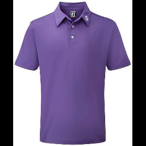 Footjoy Stretch Pique Polo Shirt Lila Maat XXL