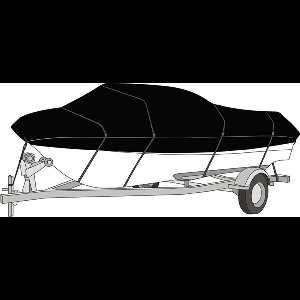 Hollex zwarte Boothoes maat D: 5,15-5,75m x 2,43m