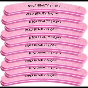 NAIL BUFFER KROM (10STUK) ROZE - BUFFERVIJL - KROM - ROZE - NAGEL - 10STUKS