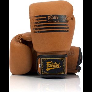 Fairtex BGV21 Legacy Bokshandschoenen - echt leer - Bruin 16 oz