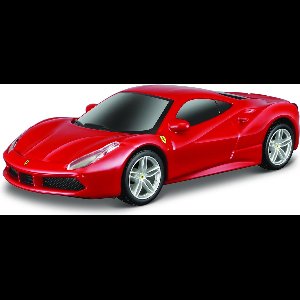 Bburago  FERRARI 488 GTB rood schaalmodel 1:43