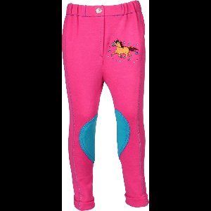 Horka Rijbroek Horka Mini Knie Grip Kids Donkerroze