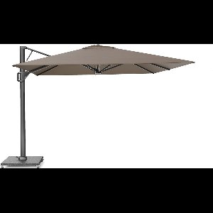 Platinum Sun & Shade – Zweefparasol – Beaufort - 320x320cm – Havana – 360° Draaibaar – 98% UV protectie