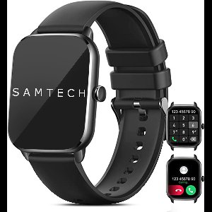 SAMTECH Smartwatch Ultra Thin Pro- Dames & Heren – Sport horloge - Stappenteller, Calorie Teller, Slaap meter, HD – IOS & Android - Zwart
