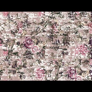 Vloerkleed vinyl | Pink Lady, Vintage bloemen oud roze | 95x145 cm | Vloerkleed vinyl Pink Lady: stijlvol, duurzaam en PVC-vrij. Perfect voor gezinnen, eenvoudig te reinigen en geschikt voor elke woonruimte. Voeg elegantie toe aan je interieur!