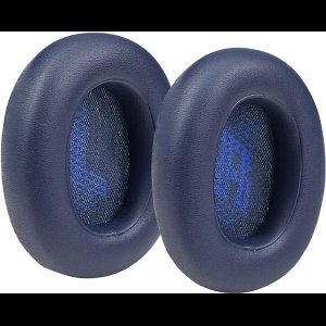 Somstyle Oorkussens Geschikt Voor JBL Live 650BT NC / 660 NC Koptelefoon - 2 Stuks - Zacht Schuim - Eiwitleer - Donkerblauw