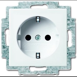 Wandcontactdoos BJ Balance SI alpinwit