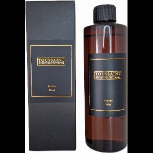 Navulling geurstokjes Amber 250ML Toussaint Interieur | navulling geurverspreiders | Luxe geurstokjes navulling Amber