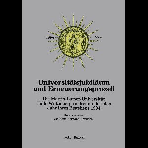 Universitätsjubiläum Und Erneuerungsprozeß
