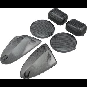 Knipperlicht + Achterlicht glasset STR8 Aprillia SR2000 Smoke