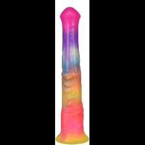 Lichtgevende grote dildo - Slanke hoge Flexibele Dildo - Glow in the Dark Fantasy Dildo