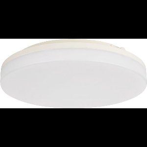 LED Plafondlamp - Plafondverlichting - Badkamerlamp - Andres - Opbouw Rond 15W - Waterdicht IP54 - Helder/Koud Wit 6400K - Mat Wit - Kunststof