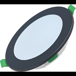 Leddle - inbouwspot - LED - Rond zaagmaat 75-85mm - Zwart - Dimbaar - 5 Watt - 400 lumen - 230V - CCT 3000K / 4000K / 5700K - Plafondspots - Inbouwspot voor badkamer en buiten - IP44