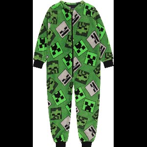 Minecraft Onesie - Jumpsuit - Met Rits - Maat 110/116