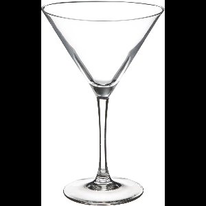 Secret de Gourmet Cocktailglazen/martiniglazen - 4x stuks - 210 ml - transparant