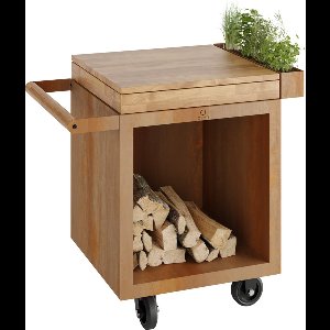 OFYR Mise en Place Tafel Corten Pro 65 Teakhout