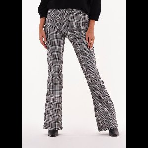Minus Carma Check Flared Pants Broeken Dames - Multi - Maat 34