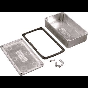 Hammond Electronics 1550WQBK – Universele behuizing – 60 x 55 x 30 mm – Aluminium – Zwart