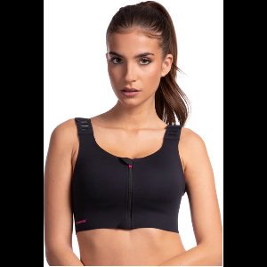 PI elite, maat 90DE, zwart - Post operatieve beha met voorsluiting