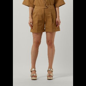 Ruby Tuesday Rikki Shorts Dames - Korte Broek - Camel - Maat 38
