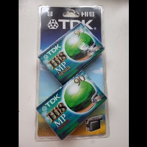 TDK Hi8 MP Position 90 Camcorder videocassettes (2-pack)