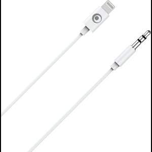 Bigben Connected, 3,5 mm Jack naar Lightning Audio-adapter, Wit