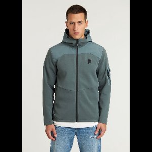 CHASIN' Heren Cardigan - Lion Mix - Groen
