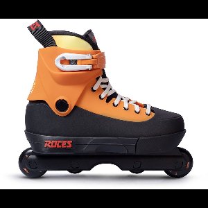 Roces - 5th Element Savosin Fire Stunt Skates - Volwassenen - Zwart - Oranje - 44