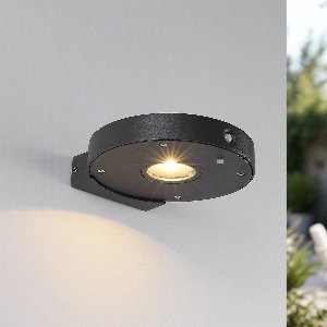 Compacte solar wandlamp met sensor Mea