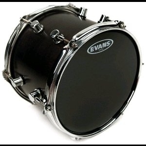 Evans B06ONX2 Black Onyx 6" Tom Batter - Tom vel